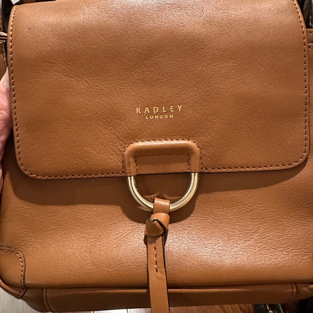 Radley London Tan Leather Crossbody Bag